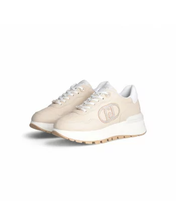 Sneakers Donna LIU.JO BF4057PX331 in Pelle White o Butter