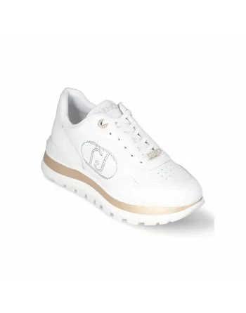 Sneakers Donna LIU.JO BF4057PX331 in Pelle White o Butter