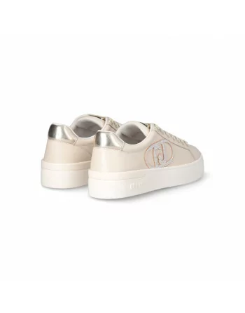 Sneakers Donna LIU.JO BF4023PX179 in Pelle White o Butter