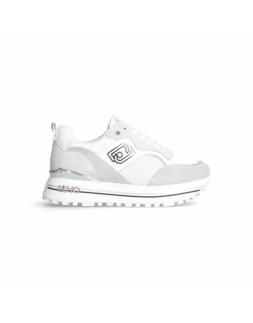 Sneakers Donna LIU.JO BF4007PX380 in Pelle White o Black