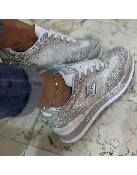 Sneakers Donna Liu.Jo BA4007TX007 Silver AMAZING 26