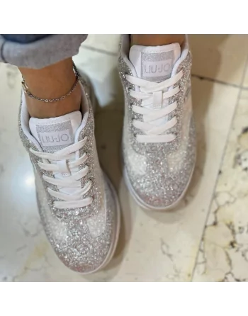 Sneakers Donna Liu.Jo BA4007TX007 Silver AMAZING 26