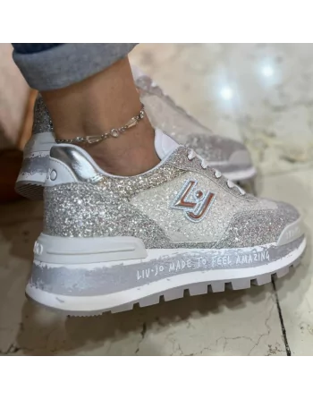 Sneakers Donna Liu.Jo BA4007TX007 Silver AMAZING 26
