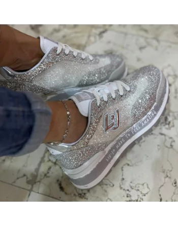 Sneakers Donna Liu.Jo BA4007TX007 Silver AMAZING 26