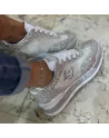 Sneakers Donna Liu.Jo BA4007TX007 Silver AMAZING 26
