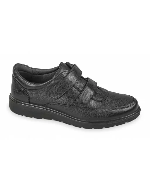 Sneakers Uomo Valleverde 36830 in Pelle Nero