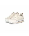 Sneakers Donna LIU.JO Beige BA4055PX081 in Pelle Beige Maxi Wonder