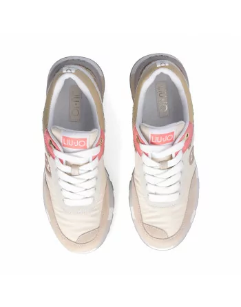 Sneakers Donna LIU.JO BA4003TX389 Bianco o Beige Multicolor