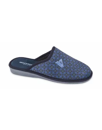 Ciabatta Uomo Valleverde 55807 in Camoscio Blu o Nero