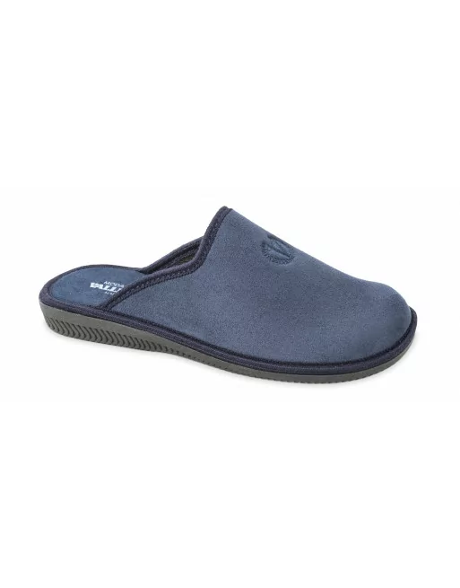 Ciabatta Uomo Valleverde 55804 in Camoscio Blu