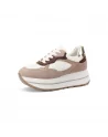 Sneakers Donna Queen Helena X31-31 in Camoscio Beige