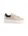 Sneakers Donna Queen Helena X31-8 in Pelle Bianco o Beige