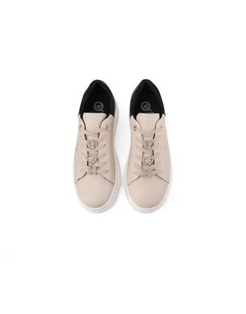 Sneakers Donna Queen Helena X31-8 in Pelle Bianco o Beige