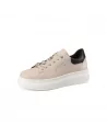 Sneakers Donna Queen Helena X31-8 in Pelle Bianco o Beige