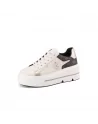 Sneakers Donna Queen Helena X31-16 in Pelle Marrone o Beige