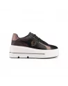 Sneakers Donna Queen Helena X31-16 in Pelle Marrone o Beige