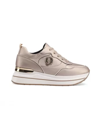 Sneakers Donna Queen Helena X31-19 in Pelle Nero o Bronzo