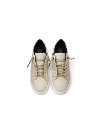 Sneakers Donna Queen Helena X31-13 in Pelle Bianco o Beige