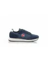 Sneakers Uomo Colmar Travis One 052 in Camoscio Blu