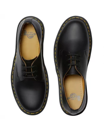 Stringata Dr. Martens 1461 Black Smooth 11838002