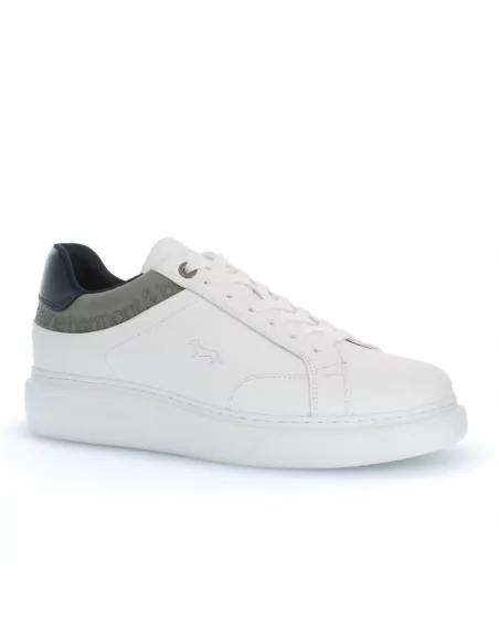 Sneakers Uomo Harmont&Blaine in Pelle Bianca EFM242.004.6080