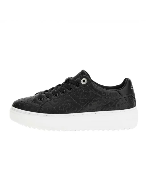 Sneakers Donna Guess logato Nero o Bianco FLTDE9FAL12