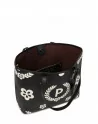 Shopper Pollini Nero con logo Fiorato TE8427PP06Q1E00A