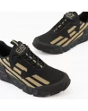 Sneakers Uomo Emporio Armani EA7 Nero ed Oro X8X033X