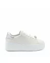 Sneakers Donna Frau 39P1 in Pelle Bianco con applicazioni