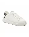 Sneakers Donna Guess in pelle Bianco FLJELBFAL12 con logo