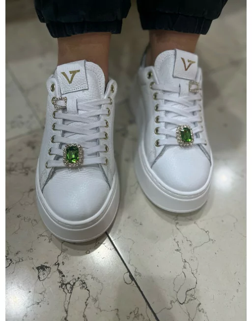 Sneakers Donna Vitamina Tu in Pelle con applicazioni WATER 5
