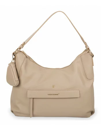 Borsa Donna Valleverde con cerniera esterna 96201 Tortora o Nero
