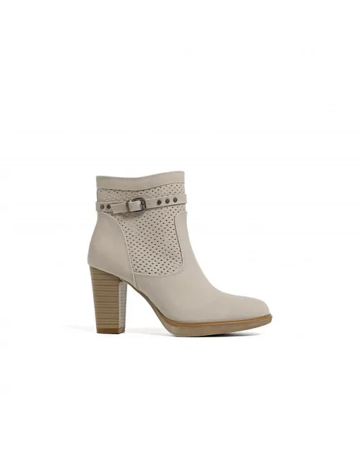 Tronchetto Donna Queen Helena X28-107 Cuoio o Beige