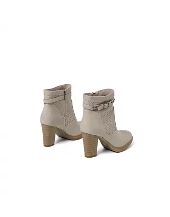 Tronchetto Donna Queen Helena X28-107 Cuoio o Beige