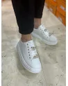 Sneakers Donna Valleverde 35101 in Pelle Gold modello casual. Calzature comode