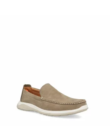 Mocassini Uomo Impronte IM51030A in camoscio Blu o Taupe