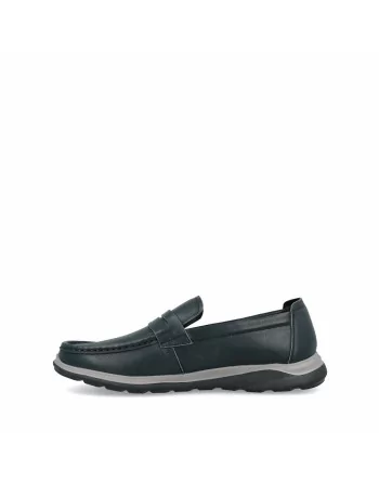 Mocassini Uomo Impronte IM51031A in Pelle Nero o Navy