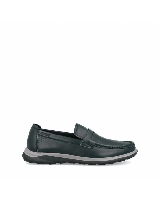 Mocassini Uomo Impronte IM51031A in Pelle Nero o Navy