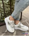 Sneakers Donna in Tessuto Byblos modello BYSC94I01 ALKES Azzurro Beige o Bianco