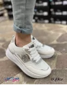 Sneakers Donna in Tessuto Byblos modello BYSC94I01 ALKES Azzurro Beige o Bianco