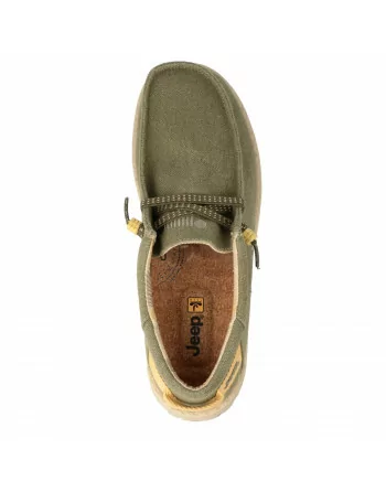 Mocassini Uomo Jeep JM51032A Navy o Military modello SAMOA WALLABEE CVS