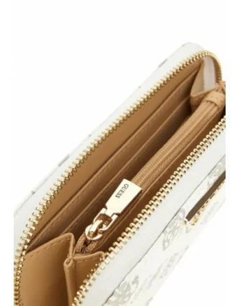 Portafoglio Donna Guess modello LAUREL Bianco o Marrone