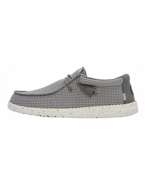 Scarpa Uomo Hey Dude in tessuto HD40403 Beige o Navy o Grigio