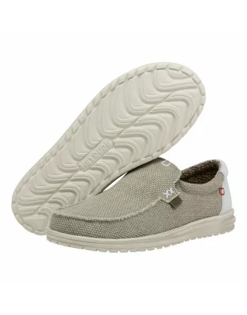 Scarpa Uomo Hey Dude in tessuto HD40124 Beige o Blu