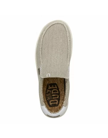 Scarpa Uomo Hey Dude in tessuto HD40124 Beige o Blu