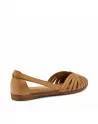 Ballerina Frau in Pelle 03P4 Cammello