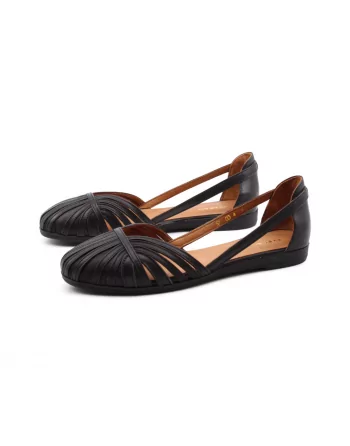 Ballerina Frau in Pelle 03P4 Cammello o Nero