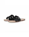 Sandalo Donna Liu.Jo Modello AMIRA 932 in Pelle 4A5733EX256 Nero Bianco
