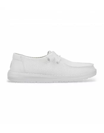 Scarpa Donna Hey Dude in tessuto HD41878 Rosa o Bianco