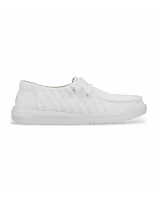 Scarpa Donna Hey Dude in tessuto HD41878 Rosa o Bianco